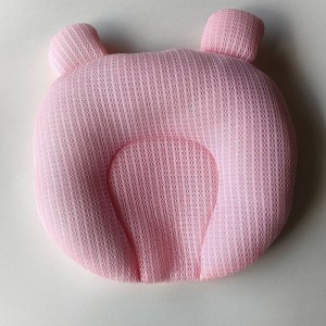 Newborn Baby Cartoon Pattern Anti-Deflection Head Styling Memory Foam Pillow